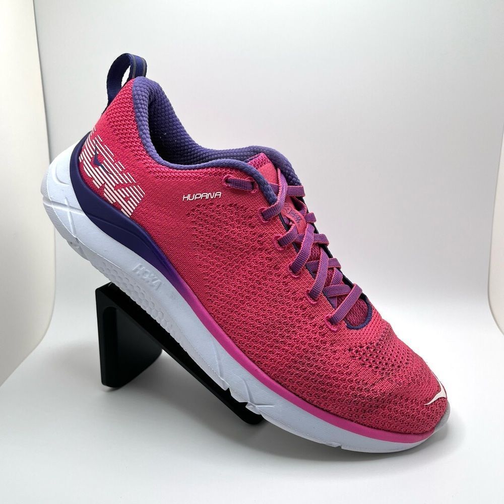 HOKA ONE ONE Hupana Pink Purple Women’s 9 Running Sneakers - Picture 2 of 8